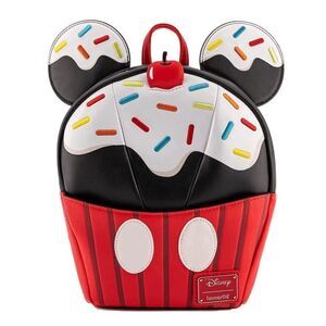 Loungefly Mickey Mouse Sprinkle Cupcake Cosplay Mini Backpack